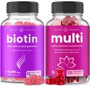 NutraChamps Biotin Gummis und Damen Multivitamin Gummis
