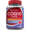 Rezepte CoQ10 200mg, 60 Softgels, hochabsorbierbare Coenzym Q10, Antioxidante Unterstützung & Zelluläre Energie Boost, verbessert Herz, Gefäß- & Muskel-Gesundheit, Non-GMO, Keine Gluten Dairy