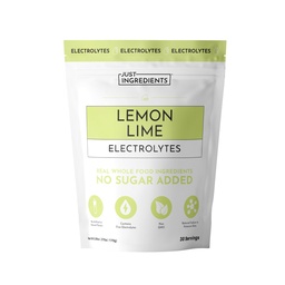 Lemon Lime Electrolytes – 30‑Serving Hydration Drink Mix with Coconut Water, Sea Salt, and Trace Minerals – Supports Energy, Recovery, and Electrolyte Balance*