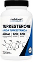 Nutricost Turkesterone Nahrungsergänzung 600mg, 120 Kapseln - Vegetarisch, Non-GMO & Glutenfrei