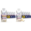 Gewährleistung Max Protein Nutrition Shake mit 30g Protein, 1g Zucker, High Protein Shake, Creamy Peach & French Vanilla, Liquid, 11 fl oz (Pack von 12)