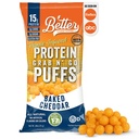 Besser als gut Savory Keto gebacken Cheddar Protein Puffs – Glutenfrei, Low Calorie, High Protein, Low Carb, Paleo, Sugar-Free Healthy Snacks für Kinder & Diabetics | Keine künstlichen Aromen (12 Pack)