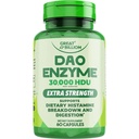 DAO Enzyme (Diamine Oxidase) - Verdauungsenzyme für Frauen und Männer - 30.000 HDU - Gut Health Supplements - Verdauungs-Gesundheit Histamin-Unterstützung - Enzyme für Verdauung - 60 Kapseln
