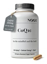NOOT CoQ10 200mg - Hohe Absorption-Coenzym-Q10, Antioxidans für Herz und kognitive Gesundheit und Immununterstützung, Energieproduktion, Ubichinon, Vegan, Coq 10 Supplement, Nootropic, 60 Kapseln