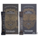 Antike + Brave True Collagen & True Creatine Packets - Premium Collagen Peptide + Advanced Creatine Formula Sachets (15 von jedem) - Unterstützt Haut, Haare, Gelenke, Stärke & Erholung + - 5g x 30 Count