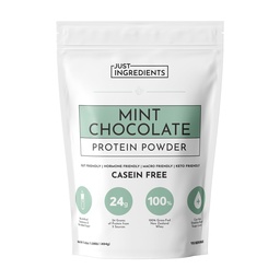 Mint Chocolate Protein Powder | 15 Servings | 24g Grass-Fed New Zealand Whey + 4 Ulteriori fonti proteiche | No Aggiunto Sugar | Naturally Sweetened | No Gums or Fillers | Casein-Free Blend
