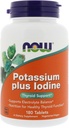 NOW Potassium Plus Iodio, 180 compresse (Pack of 2)