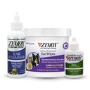 PET KING BRANDS ZYMOX Enzymatic Ear Wipes, Ear Cleanser, & Otic Ear Lösung für Hunde und Katzen - Produkt Bundle - für Schmutz, Wachs, Smelly Ears und zu beruhigen Ohr Infektionen, 100 ct, 4 oz und 1,25 oz