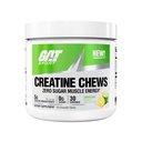 GAT SPORT Creatine Chews, Zero Sugar, 5g Pure Creatine Monohydrate, 3rd Party Tested, Gehirngesundheit, Muskel, Stärke, Antioxidans Unterstützung, für Männer & Frauen, 30 Servierungen (Lemon Lime)