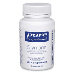 Reine Kapseln Silymarin - 250 mg Milchdistel pro Kapsel - Lebergesundheitsunterstützung - Antioxidantien Supplement - Non-GMO & Vegan - 120 Kapseln