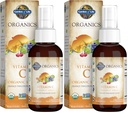 Garten des Lebens Bios Vitamin C Spray für Kinder und Erwachsene - Orange Tangerine,Vitamin C Supplement, Antioxidans für Immununterstützung und Hautgesundheit, 2 fl oz Flüssigkeitstropfen,(Pack von 2)