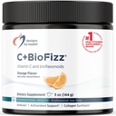 Designs für die Gesundheit C + BioFizz Fizzy Vitamin C Drink Pulver Hochpotenzpulver mit Bioflavonoiden - Immun + Antioxidans Unterstützung - Vegan (36 Portionen / 144g)