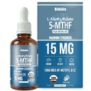 Organisches L-Methylfolat 15 mg + Methyl B12 1000mcg Flüssigtropfen-60 Portionen