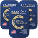 Oral Probiotic Mints - 3 Milliarden CFU für Zahnprobiotika für Zähne und Zahnfleisch - Bester Atemerfrischer mit Lactobacillus Salivarius - Oral Health Probiotika für schlechten Atem -135 Tabletten in Dosen