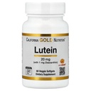 California Gold Nutrition Lutein with Zeaxanthin from Marigold Extract, 60 Veggie Softgels