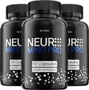 (3 Pack) Neuro Mind Pro – Advanced Supplement Formula for Brain Memory Health Support (180 Capsules)