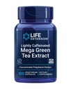 Life Extension Lightly Caffeinated Mega Green Tea Extract, Camellia sinensis Extract with Concentrated EGCG polyphenol Content, Gluten-Free, Non-GMO, Vegetarian, 100 Capsules