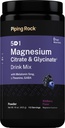 Piping Rock Melatonin Magnesium Powder | 16 oz | with L-Theanine | Wildberry Bedtime Drink Mix | Vegan, Non-GMO, Gluten Free Supplement