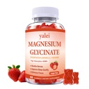 Magnesium Glycinate Gummies 400mg with L-Theanine,Phosphatidylserine–Sleep, Stress & Muscle Relief, for Adults & Kids, Non-GMO, Vegan, Sugar Free,60 Gummie Strawberry Flavor