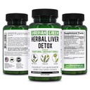 Siberian Green Herbal Liver Detox mit Milch Thistle Artichoke Dandelion 60 Kapseln – Traditionelle sibirische Formel Plus Enzyme zur Unterstützung Lebergesundheit