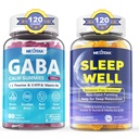 Nextdia GABA Gummies,Melatonin Free Natural Sleep Gummies