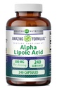 Erstaunliche Formeln Alpha Liponsäure 300 mg Kapseln Ergänzung | Non-GMO | Gluten Free | Made in USA (240 Count)