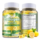 Collagen Gummies 1500mg – Multi-Collagen Peptides Types I, II, III, V & X with Biotin 2500mcg and Vitamin C for Skin, Hair & Nails – Sugar Free, 30 Day Supply (Lemon, 60 Count)