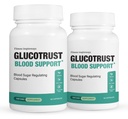 (2 Pack) GlucoTrust Advanced Blood Formula Capsules, GlucoTrust Bites Supplement Pills - (120 Capsules)