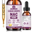 NAC Supplement N-Acetyl Cysteine 1000mg, Liposomal Nac Drops w. Vitamin C for Antioxidant, Liver & Kidney Detox*, Supports Respiratory & Immune Health, Fast Absorb Than Powder Gummies丨Dairy & Soy-Free