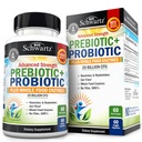 Advanced Prebiotics and Probiotics for Women & Men, Immune, Digestive & Gut Health with L. Reuteri, Inulin Fiber, Digestive Enzymes, Non-GMO, Gluten-Free, Dairy-Free, 60 Capsules