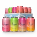 Recess Mood Magnesium & Adaptogen Getränk, Relaxation Getränke, 12 Unze (Variety Pack, 12 Pack)