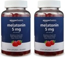 Melatonina 5mg, 120 Gummies (2 per Serving), Fragola (Precedentemente Solimo) (Pacchetto di 2)