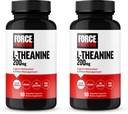 Force Factor L Theanine, Extra Strength L-TheanineSupplement for Stress Relief, and Supporting Calm and Relaxation, LTheanine 200mg Capsules, Vegan, Non-GMO, No Gelatin, 60 Count (Pack of 2)