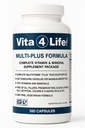 Vita4Life!® Bariatric Multivitamines Multi-Plus Formel | 483% Iron Support | 360 Fast-Absorbierende Kapseln | Complete Vitamin B Complex for Gastric Bypass & Sleeve Patienten | Made in USA
