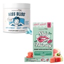 Legendairy Milk She’s Thirsty Hydration Packets, Watermelon, 18 Count + Miss Bliss Daily Stress Support Supplement with Saffron, L-Theanine & Magnesium, 60 Capsules