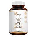 GUT GOLD 5-in-1 Digestive Enzymes, Probiotics, PreForPro™, Prebiotics, Postbiotics, Yeast Fermentate & Immune Support - For Women's & Men's Gut Health - Non-GMO, Vegetarian caps. Made in the USA.
