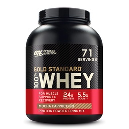 Optimum Nutrition Gold Standard 100% Whey Protein Powder, Mocha Cappuccino, 5 Pound (Packaging May Vary)