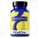 VitalOne Spermidine 12 mg with Proprietary Blend, NR, NMN, PQQ, Magnesium Bisglycinate, Black Pepper - Adult Daily Supplement (90 Capsules, 90 Servings)