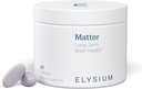 ELYSIUM Matter - 30 Servierungen - Gehirn-Ergänzung für Gedächtnis und Fokus Omega 3 Supplement + DHA - Vitamine zur Unterstützung Gehirngesundheit und Gedächtnis