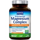 Innate Vitality Magnesium Supplement, 7-in-1 Magnesium Capsules with Vitamin B6, Ashwagandha, L-Theanine & Celery, Citrate and Glycinate, High Absorption, Vegan, Non-GMO (100 Count)