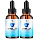 (2 Pack) Glucozen Drops, Official Gluco Zen Blood Support with All Natural Ingredients, Advanced Glucozen Drops Health & Wellness Supplement Formula with Maximum Strength Multivitamins (60 Servings)