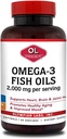 Olympian Labs Omega-3 Fischöle, 2000mg pro Servieren - Hilft Brain & Heart Health, 120 Count, (73)