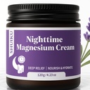 Magnesium Lotion for Sleep & Calm, Topical Magnesium Cream for Relaxation, Nightly Calm, Better Sleep, and for Leg Cramps & Pain
