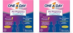 A Day Men's & Women's Pre-Pregnancy Multivitamin Softgel Including Vitamins A, Vitamin C, Vitamin D, B6, B12, Folic Acid & More, Supplement for Before, During, and Postnatal, 60 Count (Pack of 2)