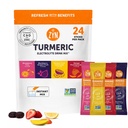 ZYN Electrolyte Drink Mix Hydration Packets, Electrolytes Powder, Hydration Packets w/Turmeric Curcumin, Vitamin C and D, Zinc, Hydrate Electrolyte Powder Packets for Wellness, Variety Pack of 24