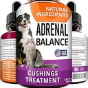 Adrenal Balance für Hunde und Katzen - Kissen Behandlung für Haustiere, Adrenal Support w/ Ashwagandha, Licorice Root, Rhodiola Rosea - 2oz Kräutertropfen