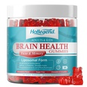 Brain Supplement Gummies, with Choline, Lion’s Mane Mushroom, Phosphatidylserine & More, Brain Supplement for Memory and Focus Support, Adults & Kids, Vegan, Sugar Free, Organic, 60 Gummies
