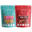 ChipMonk Keto Cookie Bites Cake Bundle - Keto Snacks with Zero or Low Carb, Gluten-Free Keto Cookies, High Fat, Protein, Low Sugar Dessert Snack Foods for Ketogenic Diets - 2 Pouches (16 Bites)