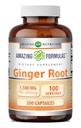 Erstaunliche Formeln Ginger Wurzel 4:1 Ergänzung | 1500 Mg Pro Servieren | 200 Kapseln Ergänzung | Non-GMO | Gluten Free | Made in USA
