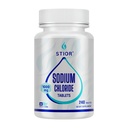 Pure Sodium Chloride Tablets 1000mg | 240 Count Salt Supplement | GMP Certified USA Facility, Third-Party Tested | Vegan, Non-GMO, Gluten Free, No Allergens & Artificial Additives